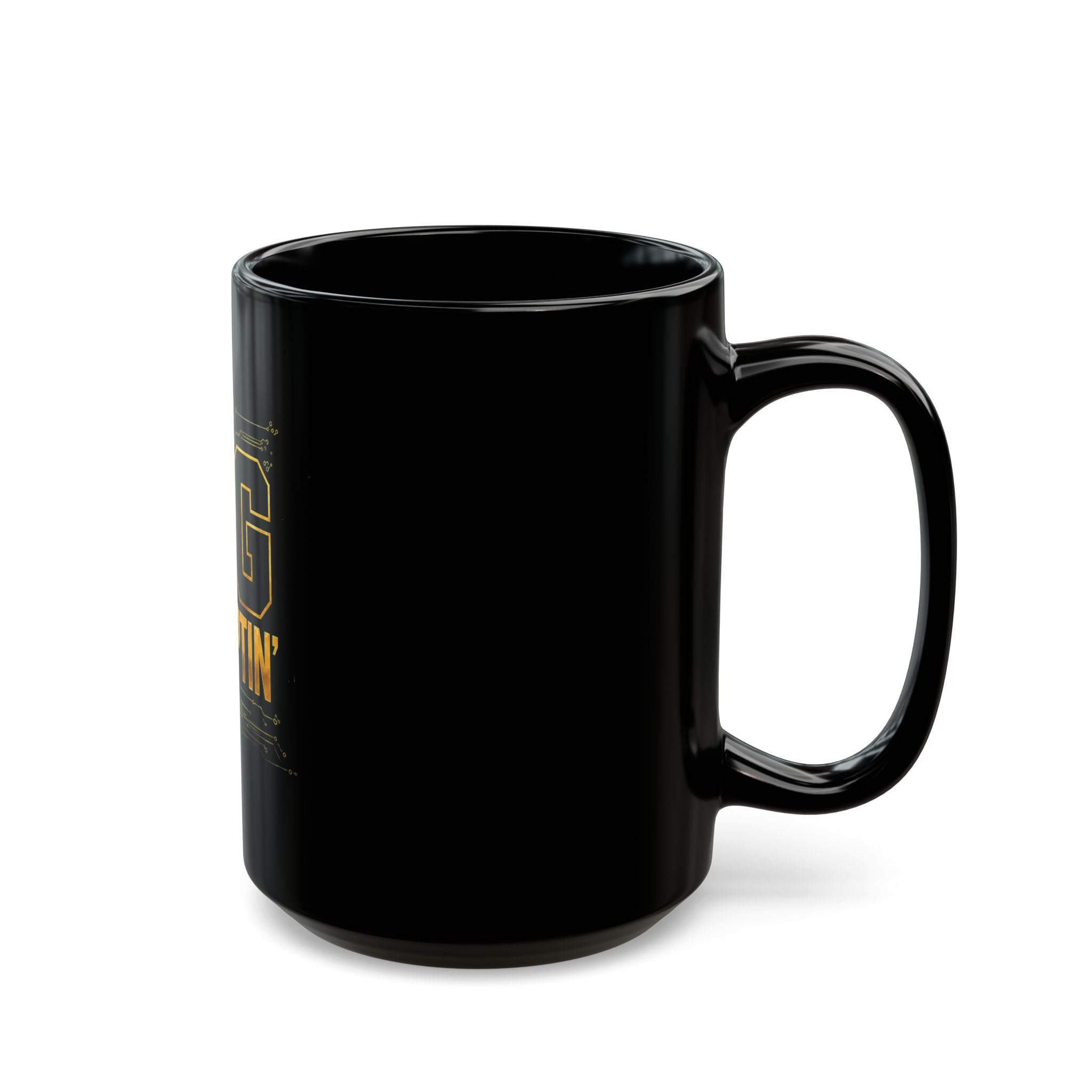 Big Promptin' Black Mug