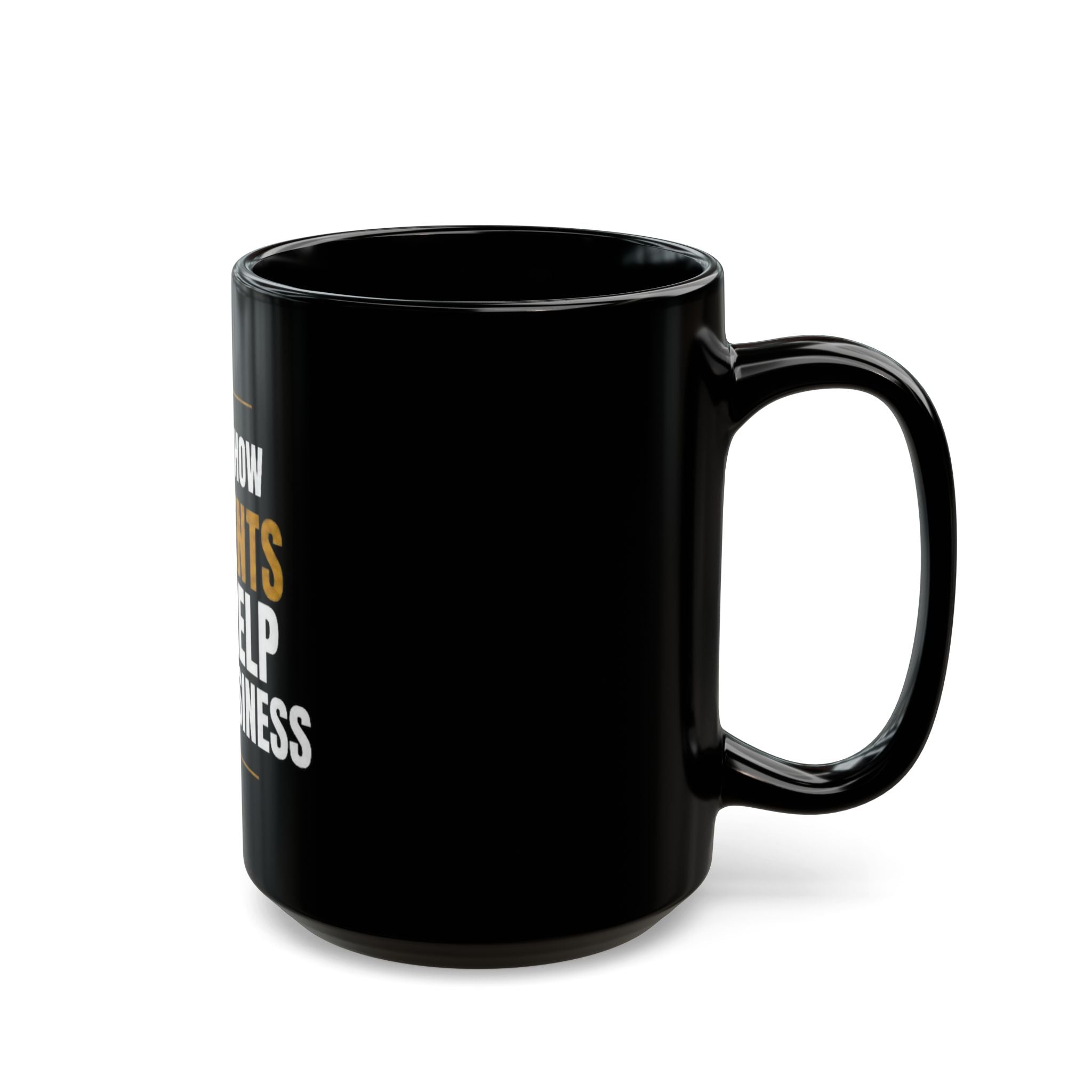 Ask Me How AI Agents Can Help Your Business Black Mug