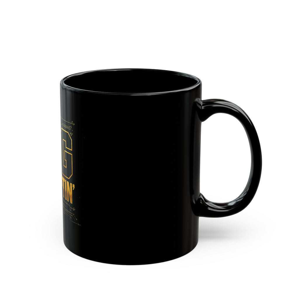 Big Promptin' Black Mug