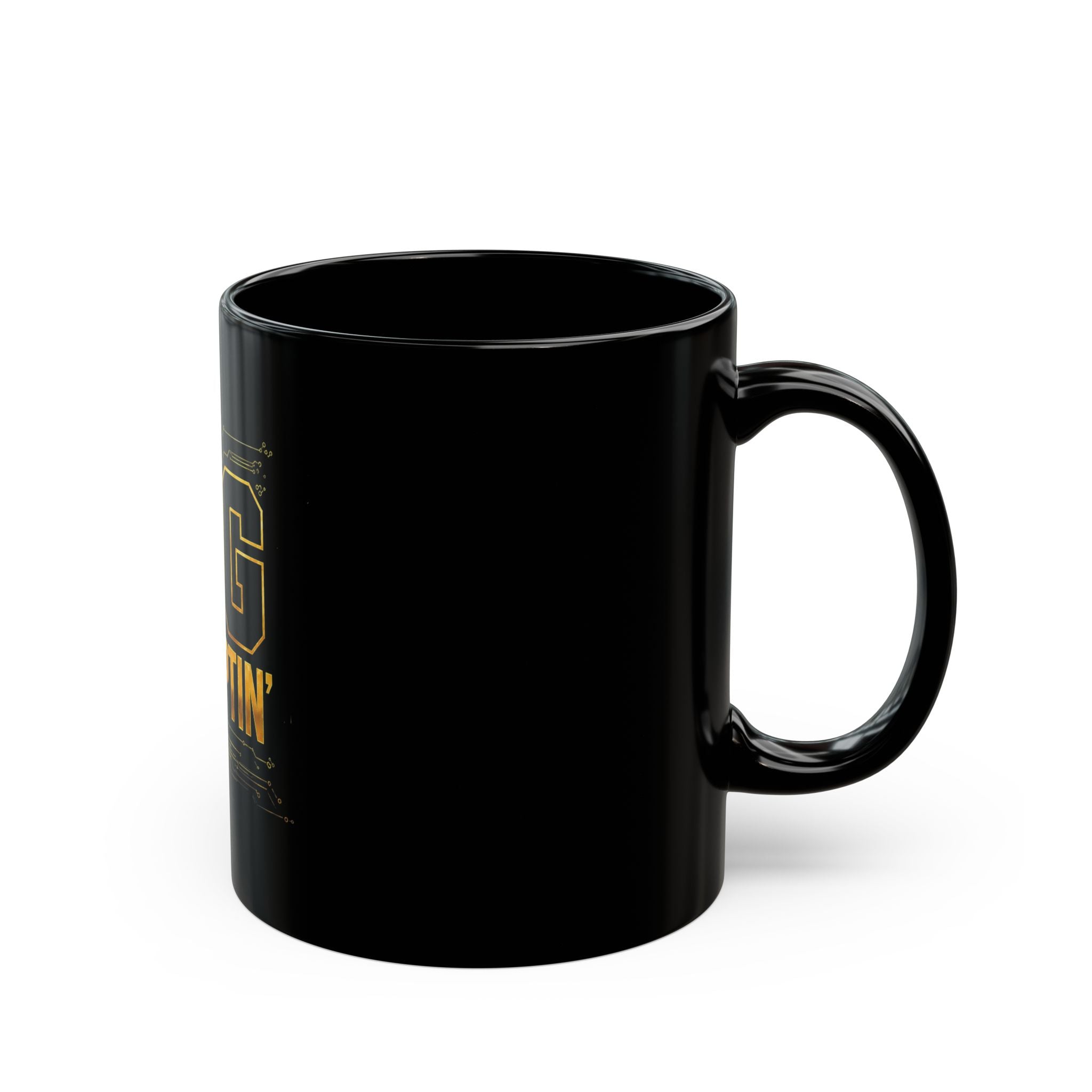 Big Promptin' Black Mug