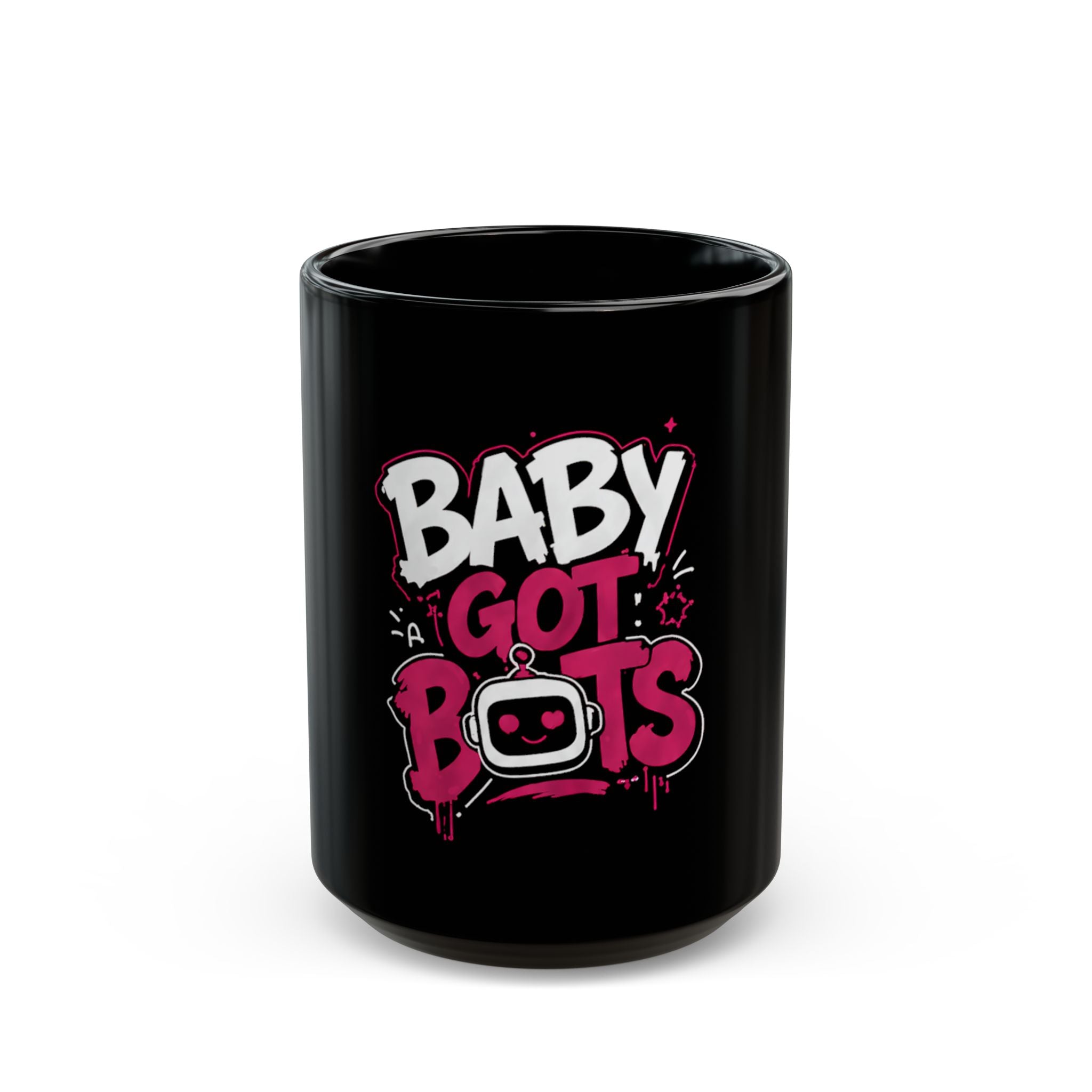 Baby Got Bots Black Mug