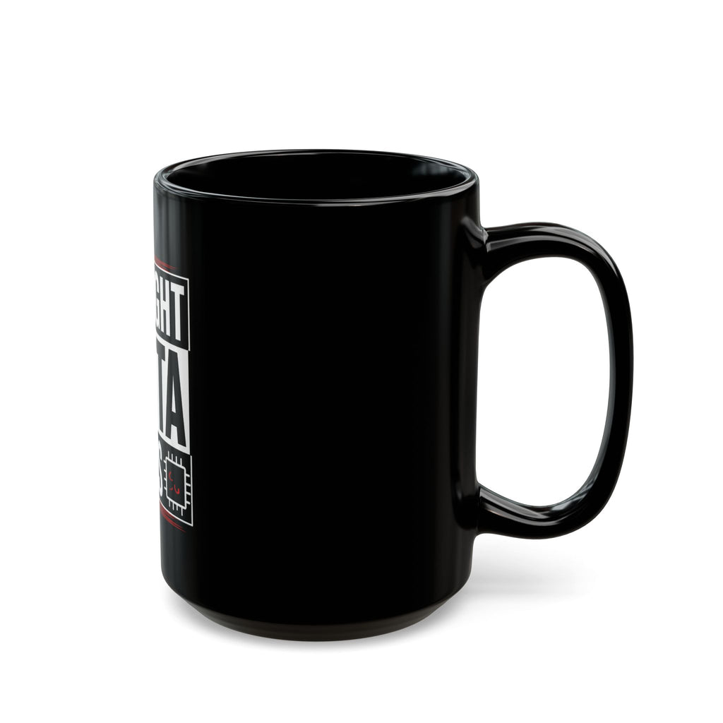 Straight Outta Tokens Black Mug
