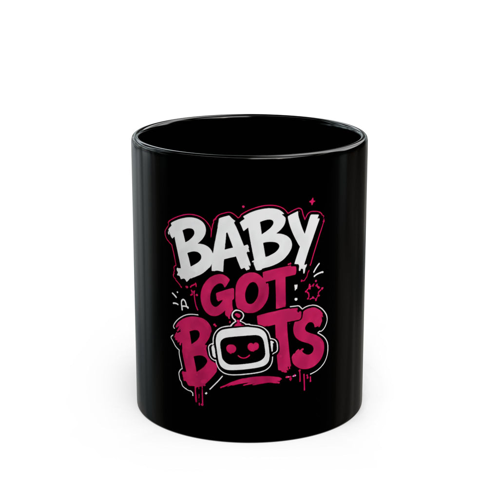 Baby Got Bots Black Mug