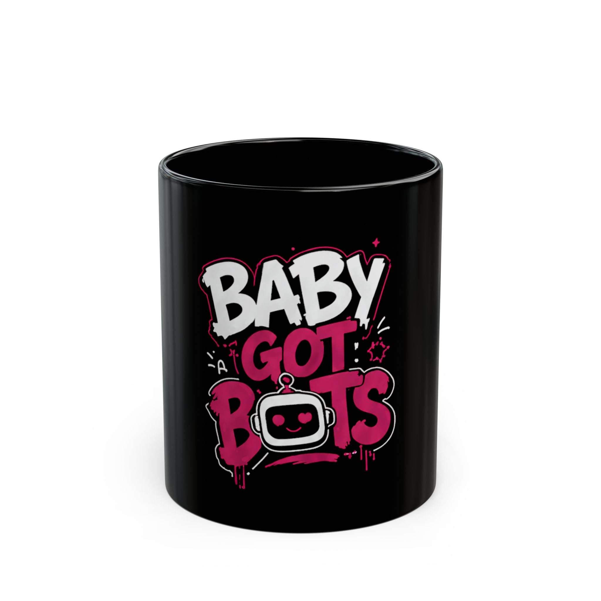 Baby Got Bots Black Mug