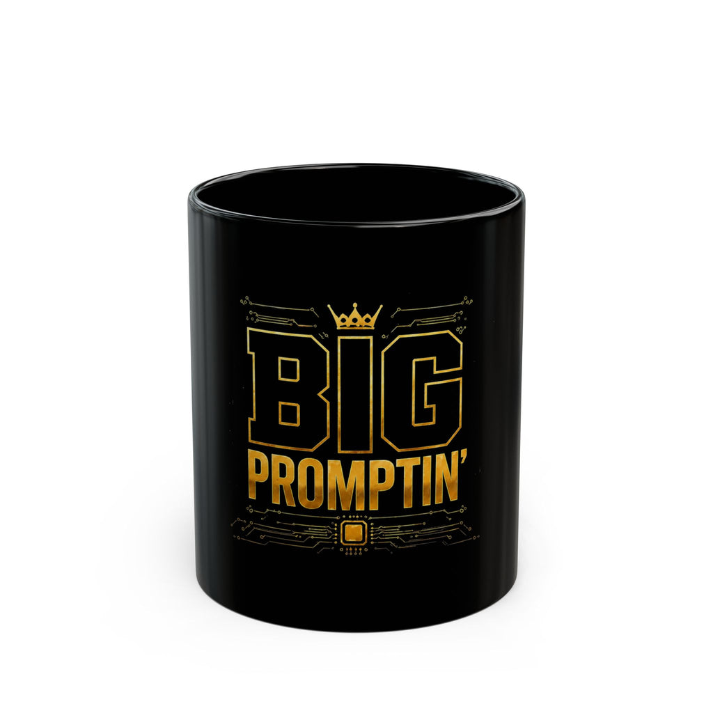 Big Promptin' Black Mug