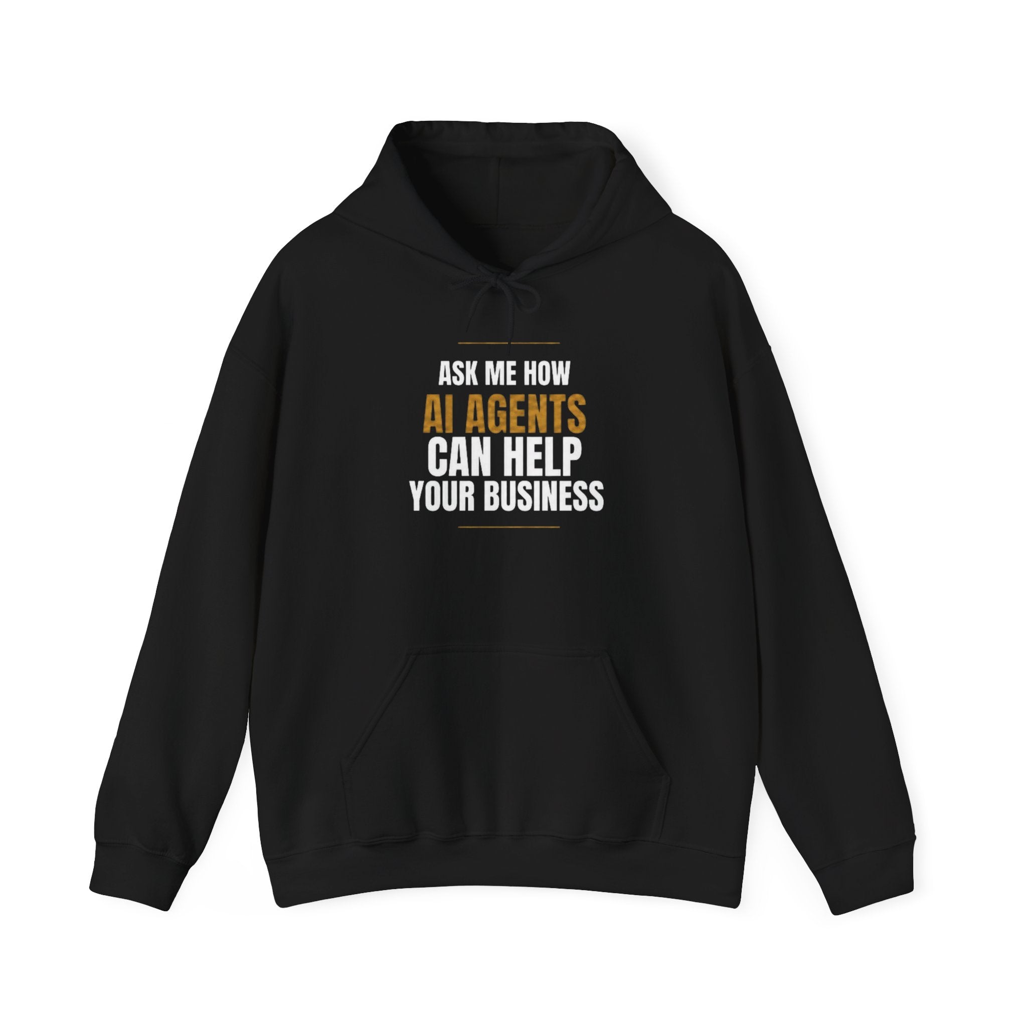 Ask Me How AI Agents Can Help Your Business Hoodie